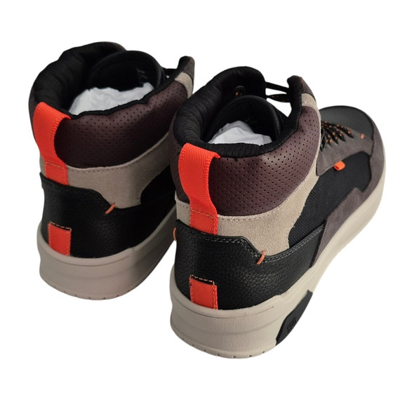 Steve Madden Men Reveled US 10.5 High-Top Sneakers Charcoal